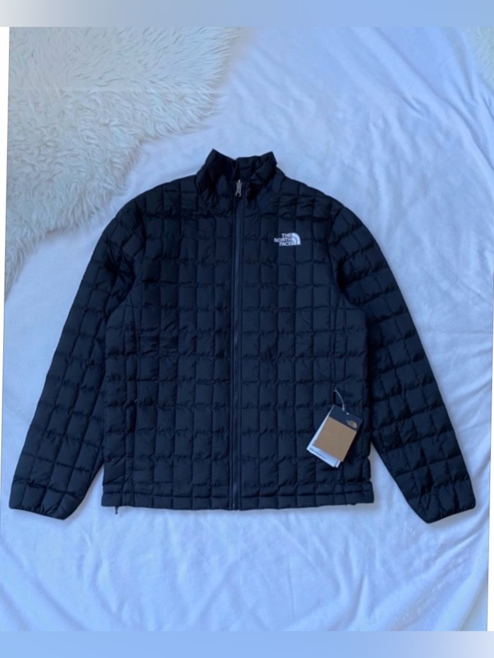 North Face NEW TNF Thermal Insulation ThermoBall Matt Black Jacket